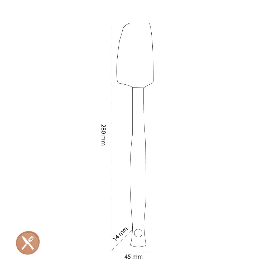 Le Creuset - Premium kleine spatel Kersenrood Le Creuset