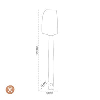 Le Creuset - Premium medium spatel Ebbenzwart Le Creuset