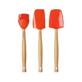 Le Creuset - Premium spatelset 3-delig Oranjerood Le Creuset - Premium spatelset 3-delig Oranjerood Spatelset Le Creuset