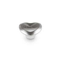 Le Creuset - RVS Knop - Hart - Zilver - 5 cm Le Creuset