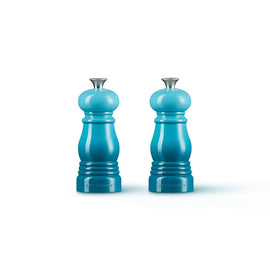 Le Creuset - Lot de 2 petits moulins à vent bleu Caraïbes 11 cm Bezig met laden...