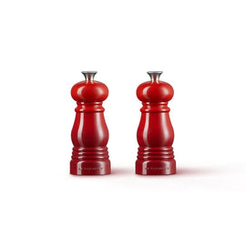 Le Creuset - Coffret de 2 petits moulins rouge cerise 11 cm Bezig met laden...