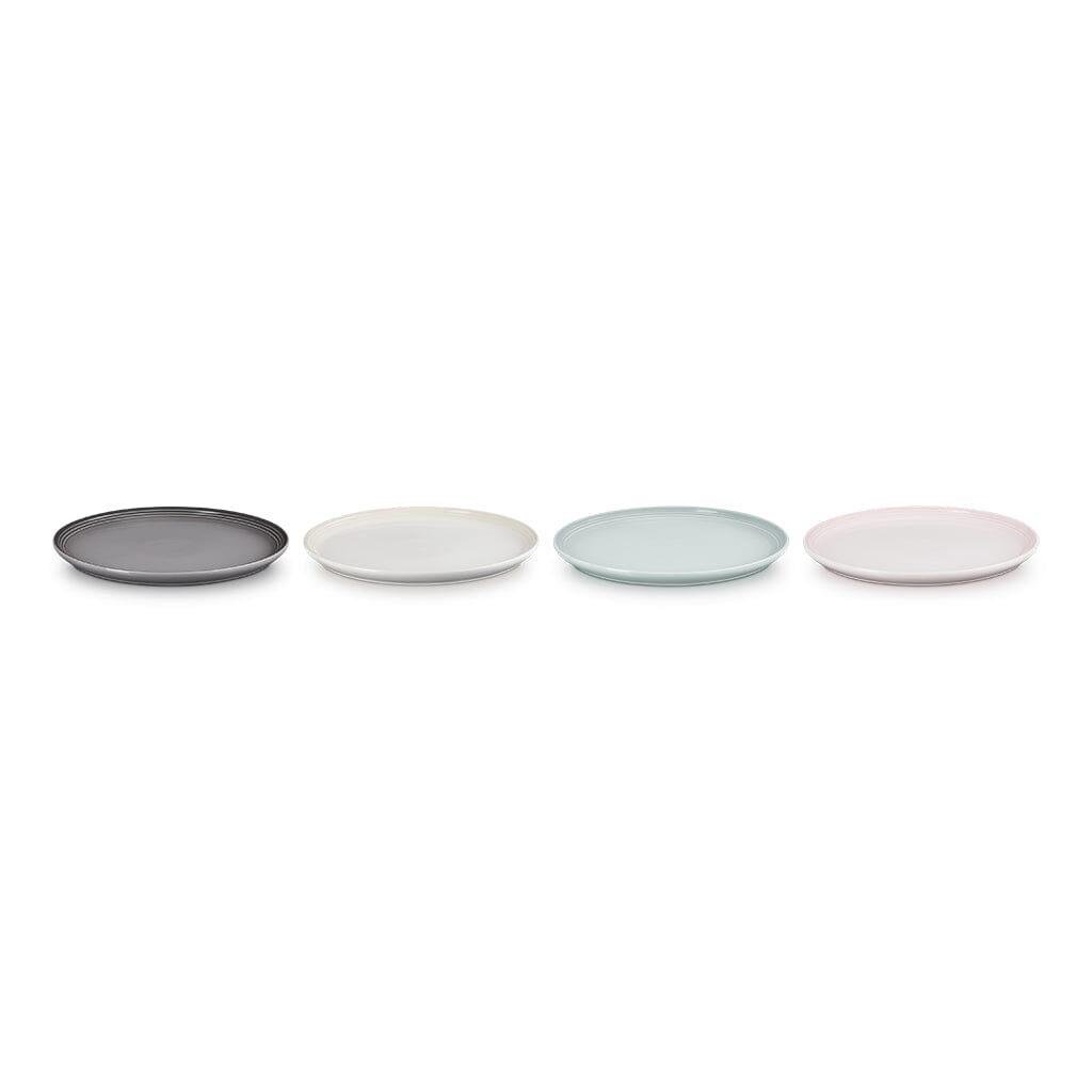 Le Creuset - Set van 4 Ontbijtborden Coupe 22cm Borden Le Creuset