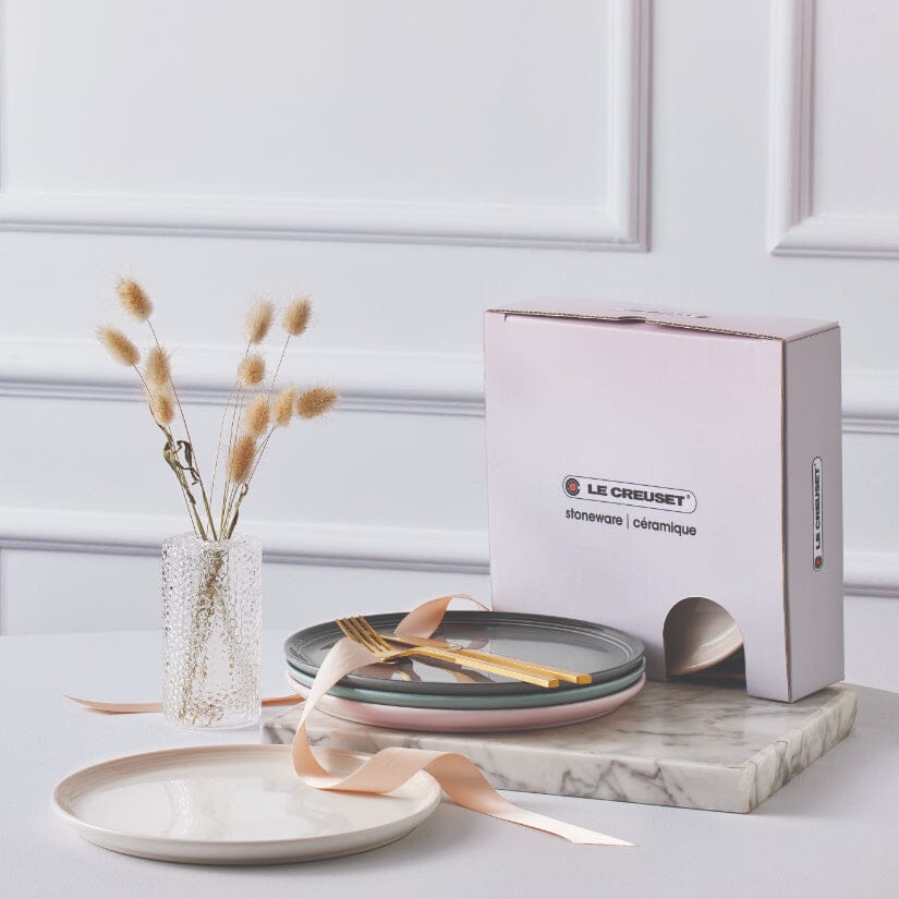 Le Creuset - Set van 4 Ontbijtborden Coupe 22cm Borden Le Creuset