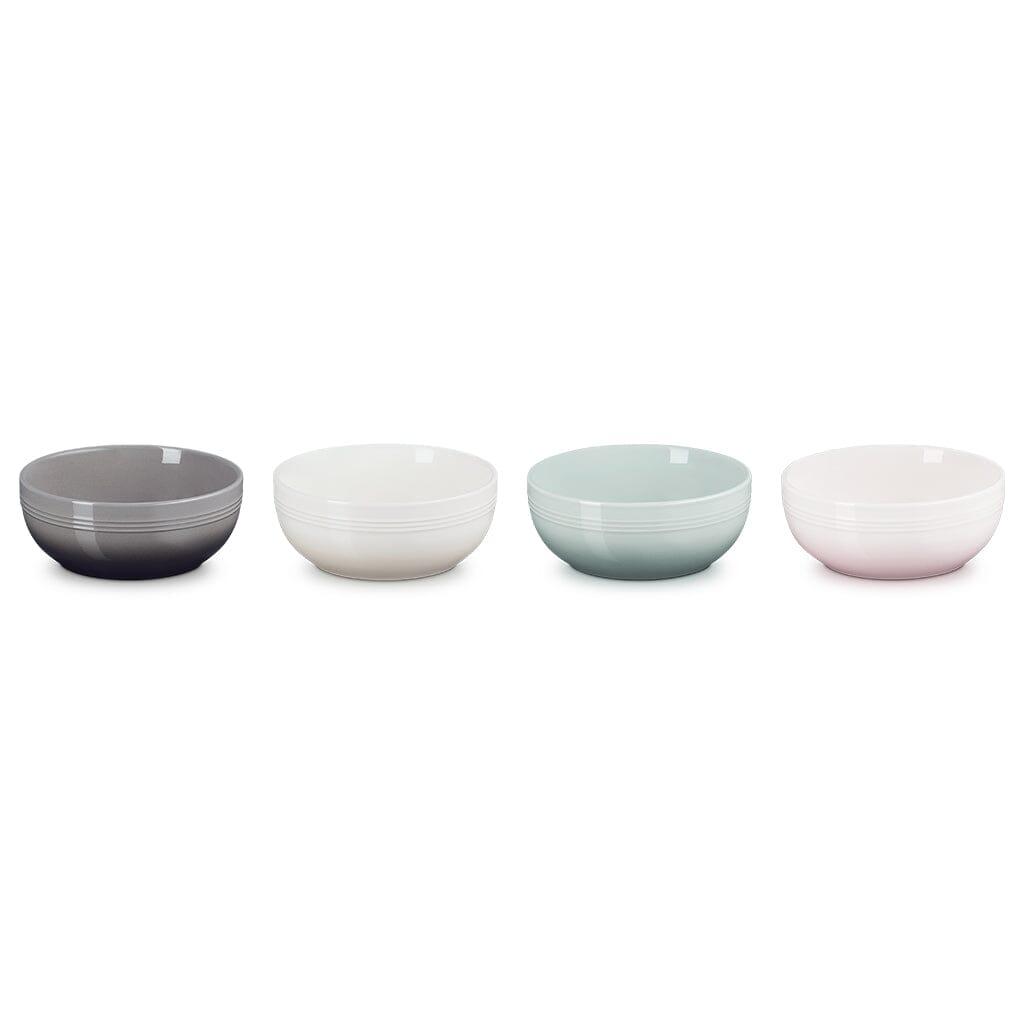 Le Creuset - Set van 4 Ontbijtkommen Coupe 16cm 0,77l Borden Le Creuset