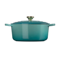 Le Creuset - Signature Braadpan - Blue Riviera - 28 cm Braadpan Le Creuset