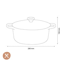 Le Creuset - Signature Braadpan - Blue Riviera - 28 cm Braadpan Le Creuset