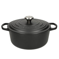 Le Creuset - Signature Braadpan Mat Zwart 26 cm (zwart interieur) Braadpan Le Creuset