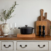 Le Creuset - Signature Braadpan Mat Zwart 26 cm (zwart interieur) Braadpan Le Creuset