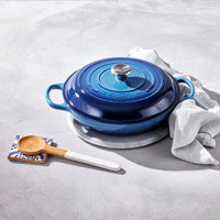 Le Creuset - Signature Campagnard Braadpan Azure 30 cm Braadpan Le Creuset