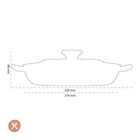 Le Creuset - Signature Campagnard Braadpan Bloesem 26 cm Braadpan Le Creuset