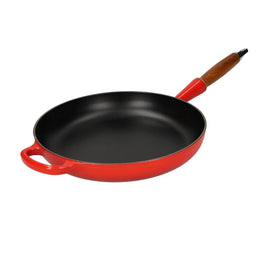 Le Creuset - Poêle à Frire Signature en Fonte Rouge 26 cm Bezig met laden...