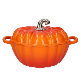 LeCreuset - Rôti de citrouille-/ Faitout Signature Orange Rouge 24cm 3,7l Bezig met laden...