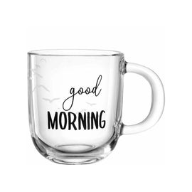 Leonardo - UFFICIO Thee/Koffiekop 400ml -good MORNING- Leonardo - GB/Cup 400ml -good MOR 047079 NING- Theeglazen Leonardo