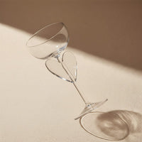 Lepelclub - Chamapgne Coupe - Hart - Transparant Champagne glazen LepelClub