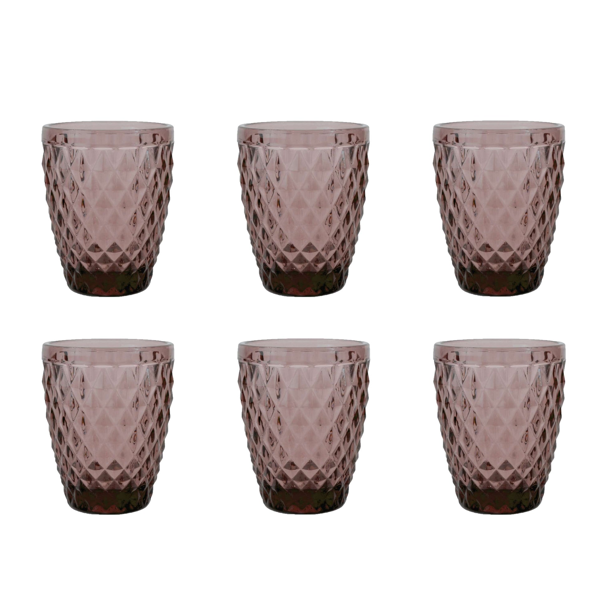 Medard de Noblat - Diamond - Glass 22cl - Purple (set of 6) Medard de Noblat
