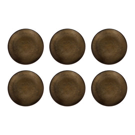 Medard de Noblat - Feeling Bronze Dessertbord 21 cm (set van 6) Medard de Noblat - Feeling Bronze Dessertbord 21 cm (set van 6) Dessertborden Medard de Noblat