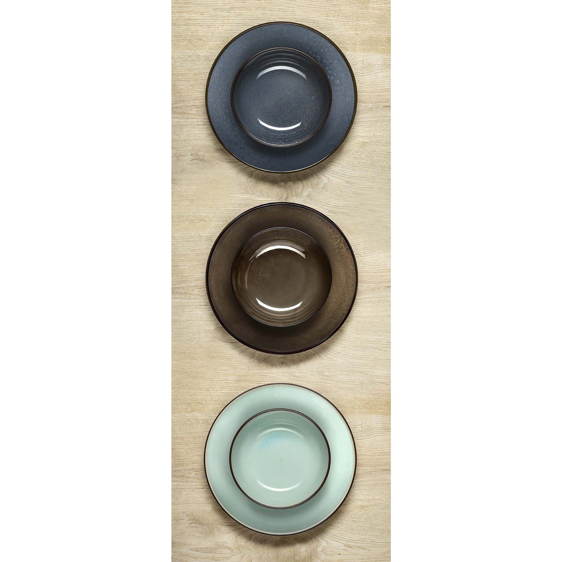 Medard de Noblat - Feeling Bronze Dessertbord 21 cm (set van 6) Dessertborden Medard de Noblat
