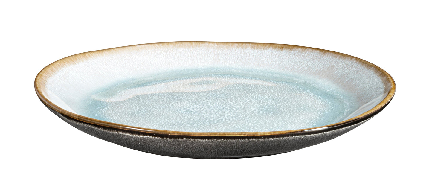 Medard de Noblat - Shadow Aqua Dessertbord 20.5 cm (set van 6) Dessertborden Medard de Noblat