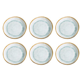 Medard de Noblat - Shadow Aqua Dessertbord 20.5 cm (set van 6) Medard de Noblat - Shadow Aqua Dessertbord 20.5 cm (set van 6) Dessertborden Medard de Noblat