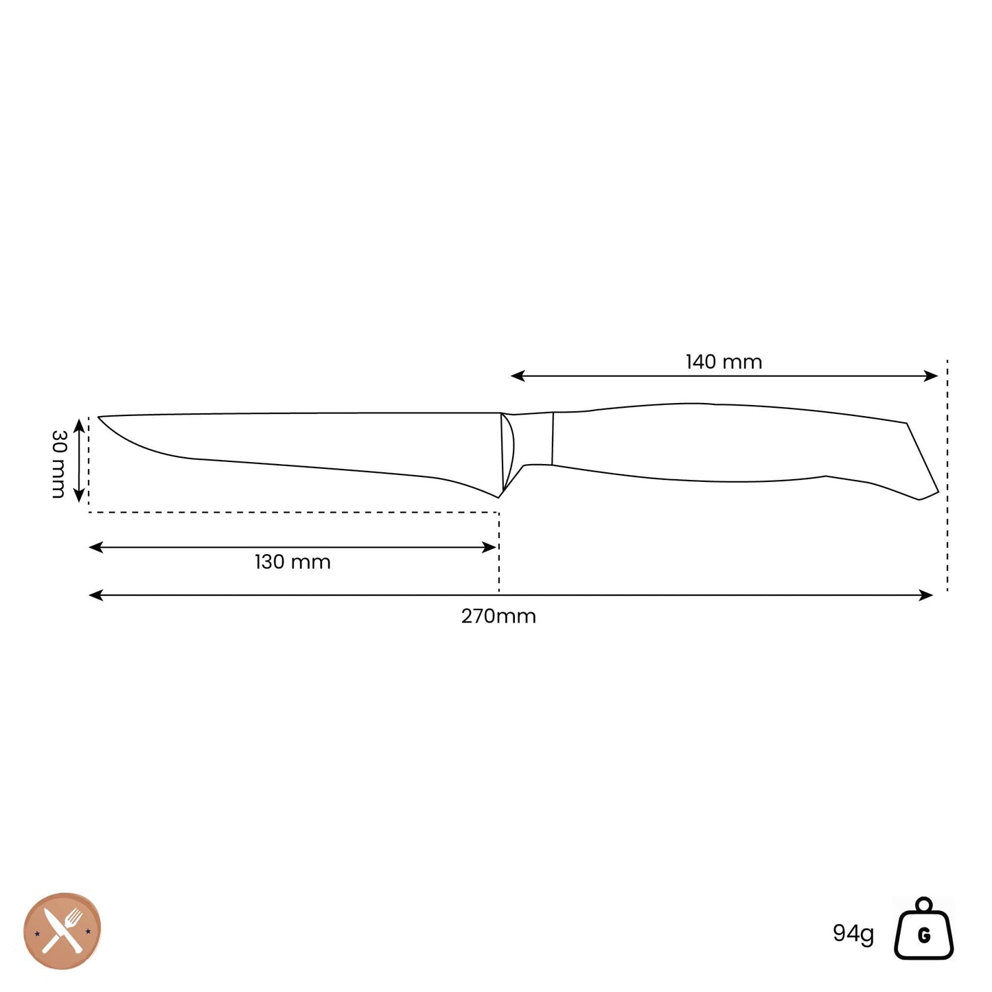 Messermeister - oliva luxe 13 cm uitbeenmes Uitbeenmes Messermeister