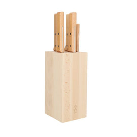 Opinel - Coffret de couteaux Parallèle 5 pièces avec bloc à couteaux Bezig met laden...