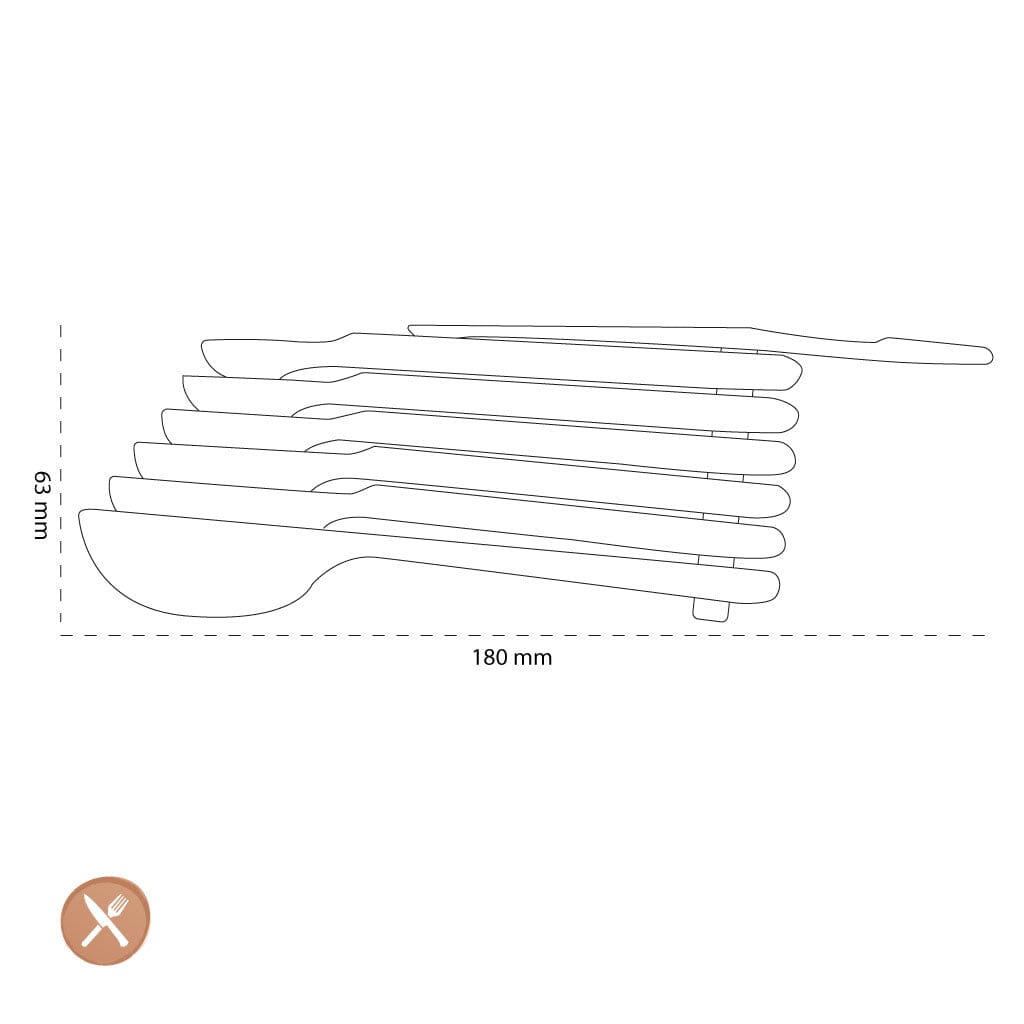 OXO - Maatlepels, set 6 stuks Maatlepel OXO