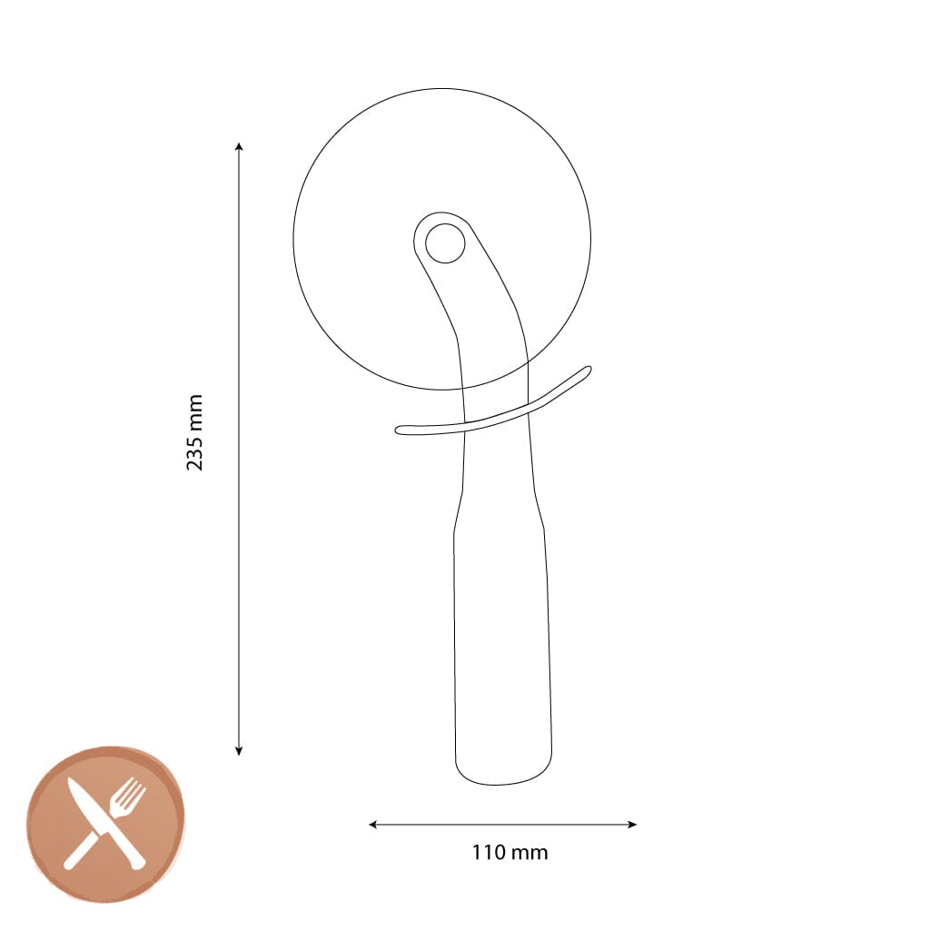 OXO - Pizzasnijder Steel OXO