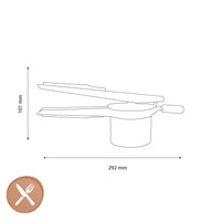 Presse-pommes de terre OXO en acier inoxydable 29 cm