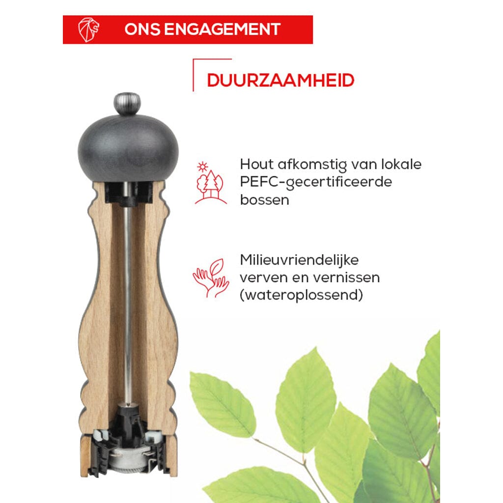 Peugeot - Paris u'Select Pepermolen Beukenhout Chocolade 22 cm Peugeot