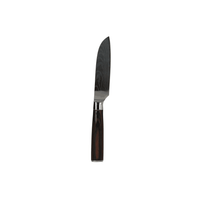 Shinrai Japan - Damascus Print Santoku mes 13 cm Santokumes Shinrai Japan