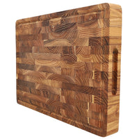 Shinrai Japan - Luxe Snijplank Teakhout - 40 x 30 x 4.5 cm Houten snijplank Shinrai Japan