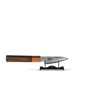 Couteaux Shinrai - Coffret exclusif Kigami en acier damassé 3 pièces - Couteau de chef + Couteau à pain + Couteau d'office
