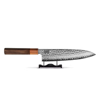 Shinrai Knives - Kigami Exclusive Damascus 5 pièces - Couteau de chef + Couteau à pain + Nakiri + Santoku + Couteau d'office Set de couteaux Shinrai Knives