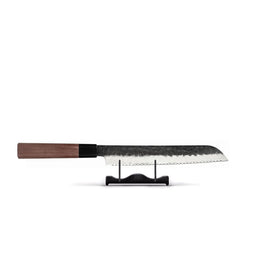 Shinrai Knives - Kurayami Damascus Broodmes 20 cm Shinrai Knives - Kurayami 3-delige Damascus Messenset - Koksmes + Broodmes + Schilmes Messenset Shinrai Knives