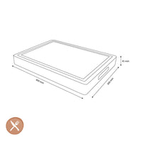 Shinrai Knives - Luxe Snijplank Essenhout - Kopshout - 40 × 30 × 4.5 cm