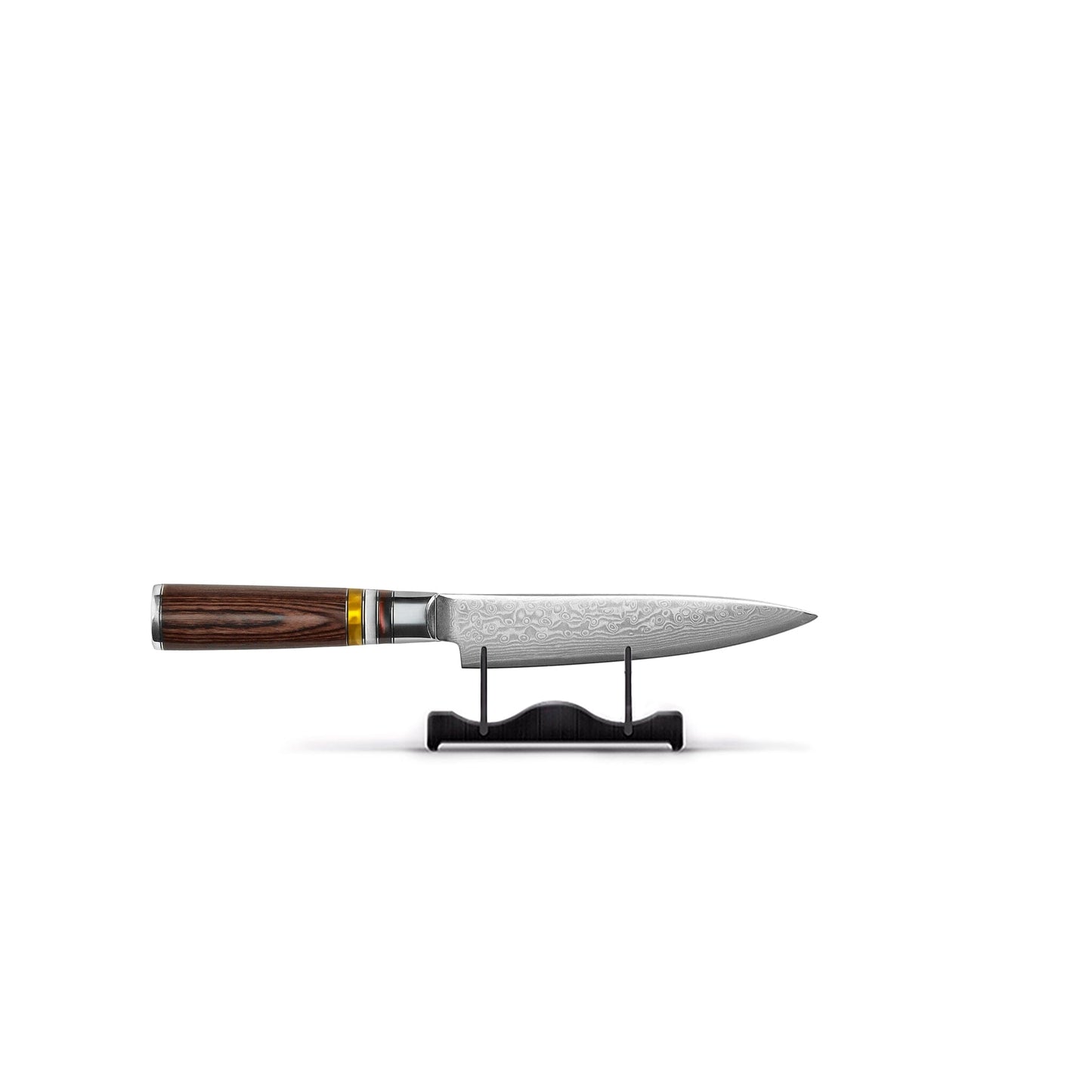 Shinrai Knives - Micarta Jewels 7-delige Messenset + Messenblok Cito dubbelzijdig Messenset met blok Shinrai Knives