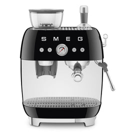 Smeg - Espressomachine | Zwart | Jaren 50 | Handmatige espressomachine met geïntegreerde bonenmaler Smeg - Espressomachine | Zwart | Jaren 50 | Handmatige espressomachine met geïntegreerde bonenmaler Handmatige Espressomachine Smeg