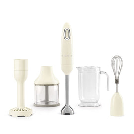 Smeg - Mixeur plongeant | Crème | années 1950 | Mixeur plongeant avec accessoires Bezig met laden...
