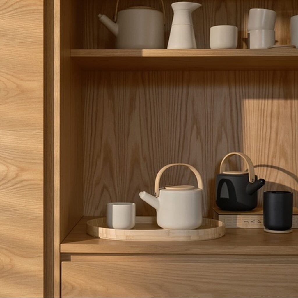 Stelton - Theo beker met onderzetter 0.2 l zand Stelton