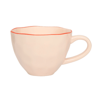 Urban Nature Culture - Good Morning - Cappuccino Mok - Sculpted - Old Pink Urban Nature Culture
