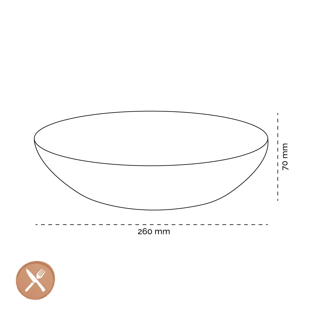 Villeroy & Boch - Perlemor Coral Serveerschaal 26cm Schalen Villeroy & Boch