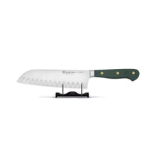 Couteau Santoku Wüsthof Classic Fresh Rosemary avec alvéoles, 17 cm