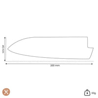Yaxell - Kantana Mesbeschermer voor Santoku mes 16.5 cm Messenbeschermer Yaxell