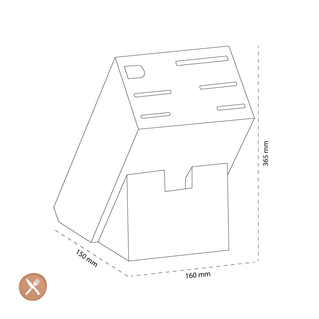 Zwilling - 4 Star Messenblok - bamboe Messenblok Zwilling
