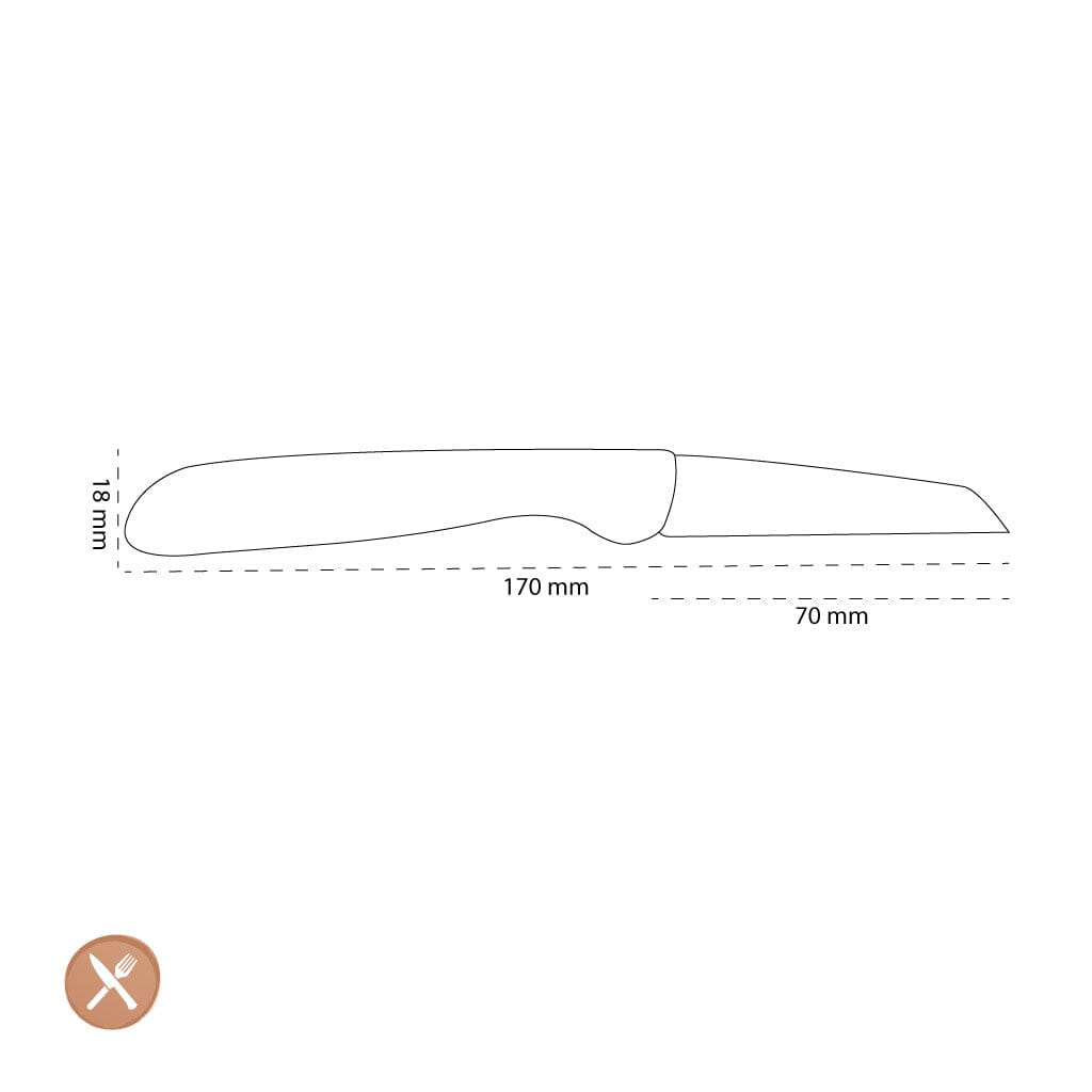Zwilling - Groentemes 70 mm Rood Zwilling