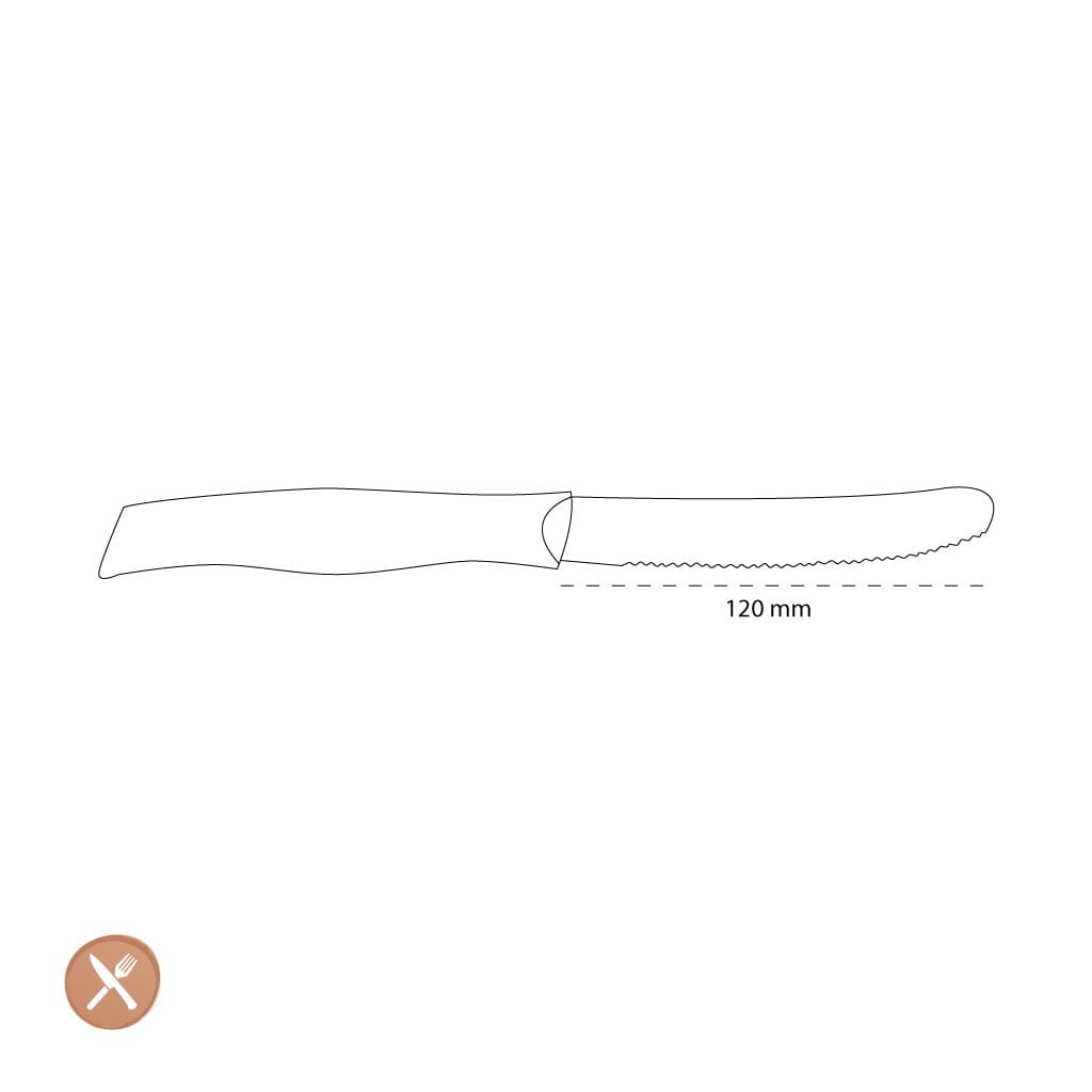 Zwilling - Twin Grip Universeel mes 120 mm - Rood Zwilling