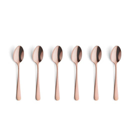 Amefa - Austin 6 Theelepels - Mat Koper Amefa - Austin 6 Theelepels - Mat Koper Bestekset Amefa