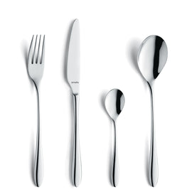 Amefa - Cuba 24-delige Bestekset 6 Personen - Zilver Amefa - Cuba 1120 24-pc Cutlery set in retail touch box Bestekset Amefa
