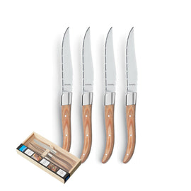 Amefa - Royal Steak 4 Steakmessen - Natural Wood Amefa - Royal Steak 4 Steakmessen - Natural Wood Bestekset Amefa